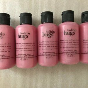 5 Philosophy Holiday Hugs 4oz 3-in-1 Pinwheel cookie scent shamp